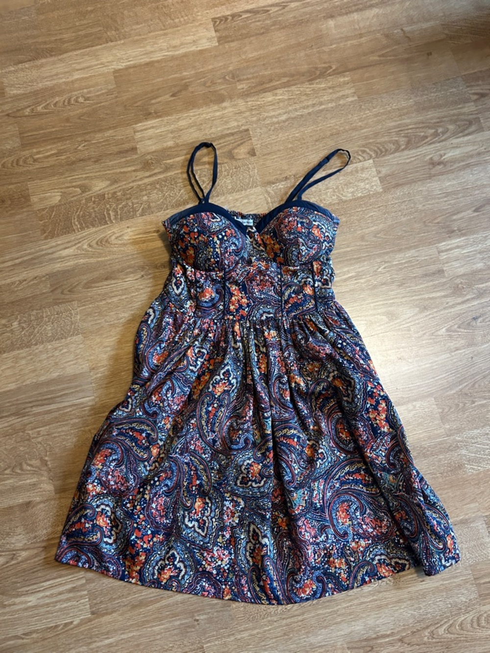 Paisley Print Dress